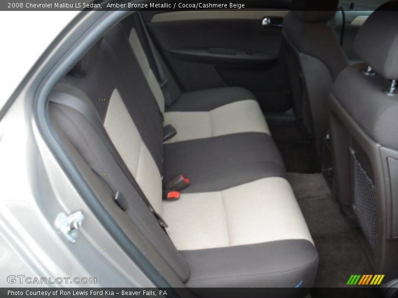 Amber Bronze Metallic / Cocoa/Cashmere Beige 2008 Chevrolet Malibu LS Sedan