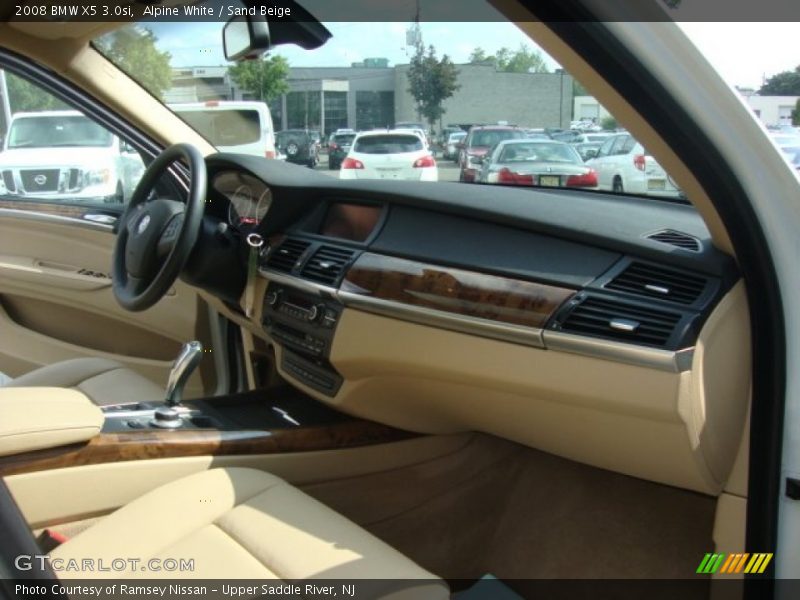 Alpine White / Sand Beige 2008 BMW X5 3.0si