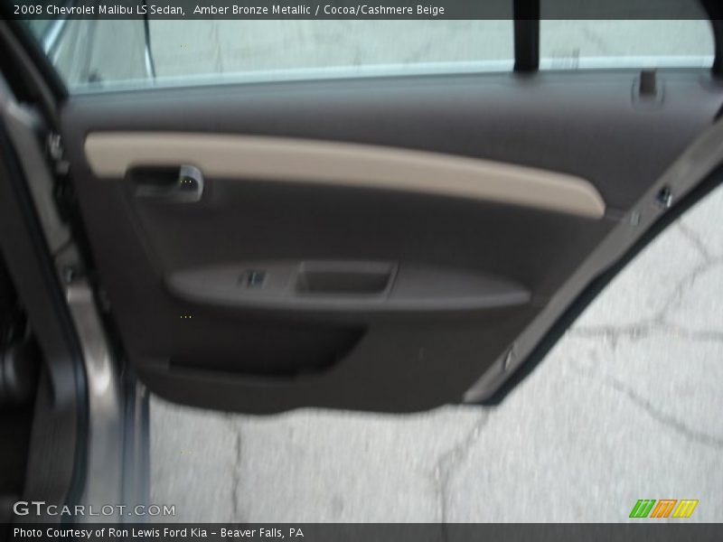 Amber Bronze Metallic / Cocoa/Cashmere Beige 2008 Chevrolet Malibu LS Sedan