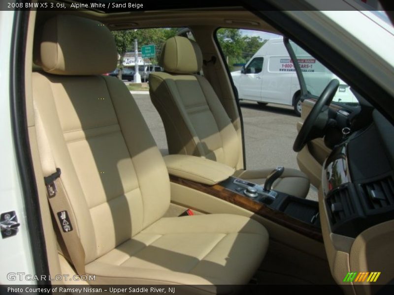 Alpine White / Sand Beige 2008 BMW X5 3.0si
