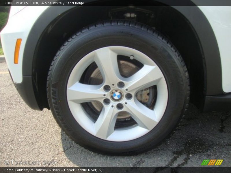 Alpine White / Sand Beige 2008 BMW X5 3.0si
