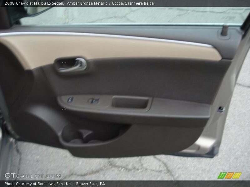 Amber Bronze Metallic / Cocoa/Cashmere Beige 2008 Chevrolet Malibu LS Sedan