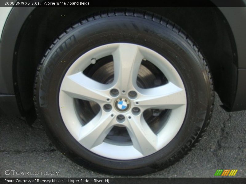 Alpine White / Sand Beige 2008 BMW X5 3.0si