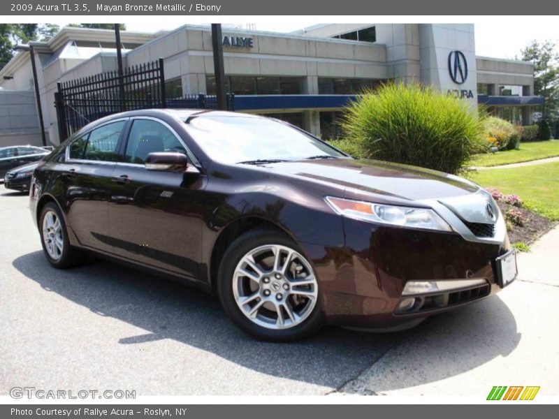 Mayan Bronze Metallic / Ebony 2009 Acura TL 3.5