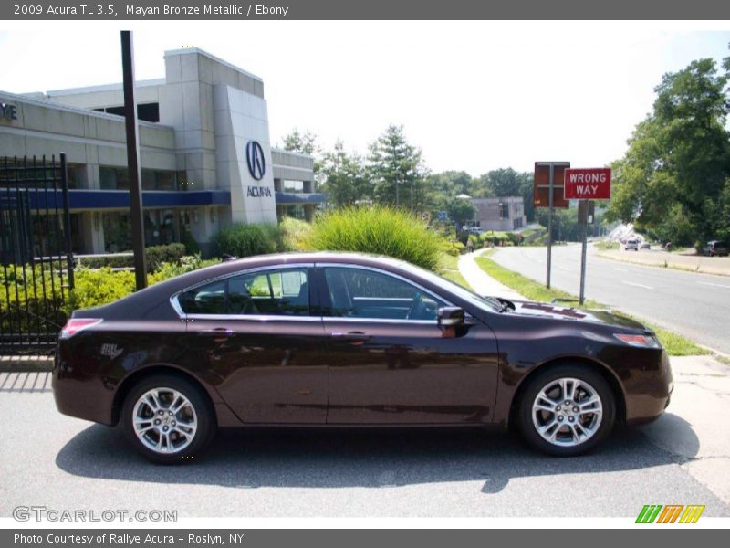 Mayan Bronze Metallic / Ebony 2009 Acura TL 3.5
