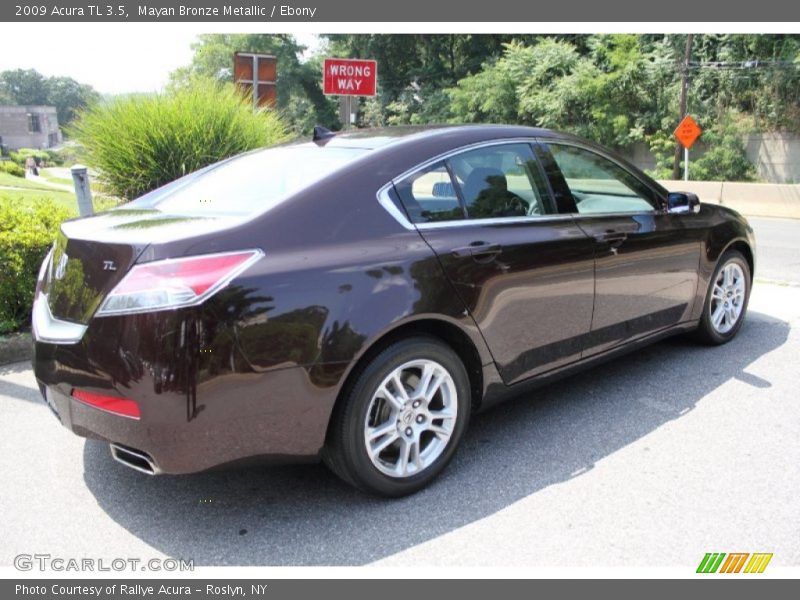 Mayan Bronze Metallic / Ebony 2009 Acura TL 3.5