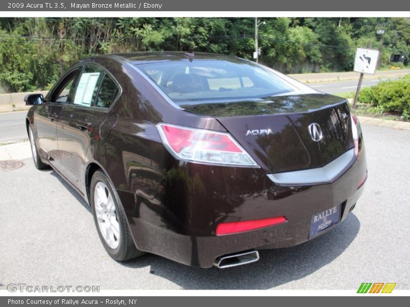 Mayan Bronze Metallic / Ebony 2009 Acura TL 3.5