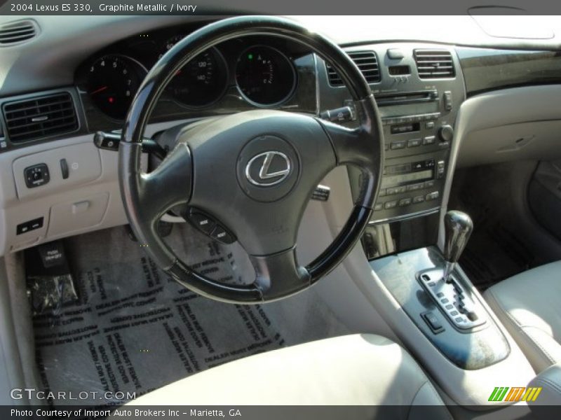 Graphite Metallic / Ivory 2004 Lexus ES 330