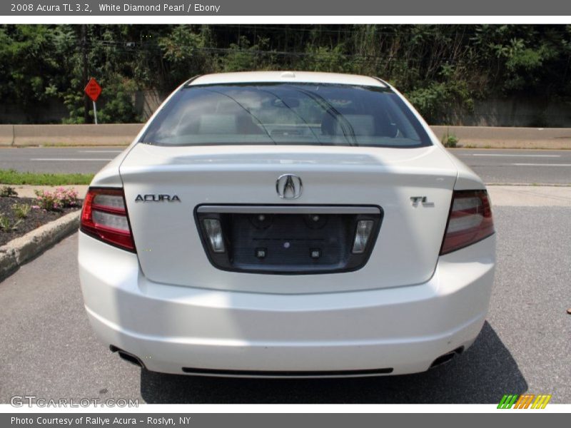 White Diamond Pearl / Ebony 2008 Acura TL 3.2