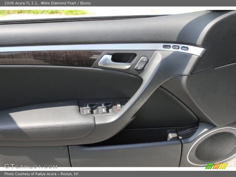 White Diamond Pearl / Ebony 2008 Acura TL 3.2