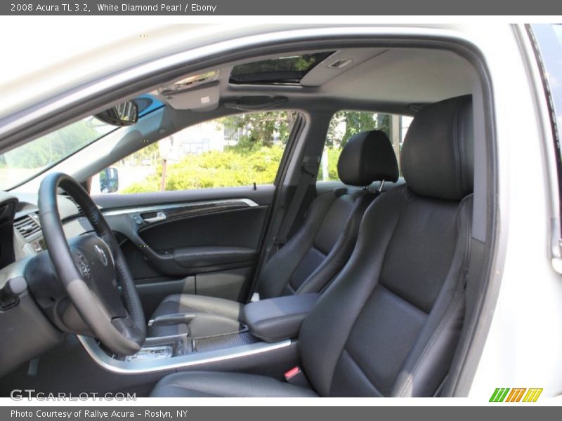 White Diamond Pearl / Ebony 2008 Acura TL 3.2