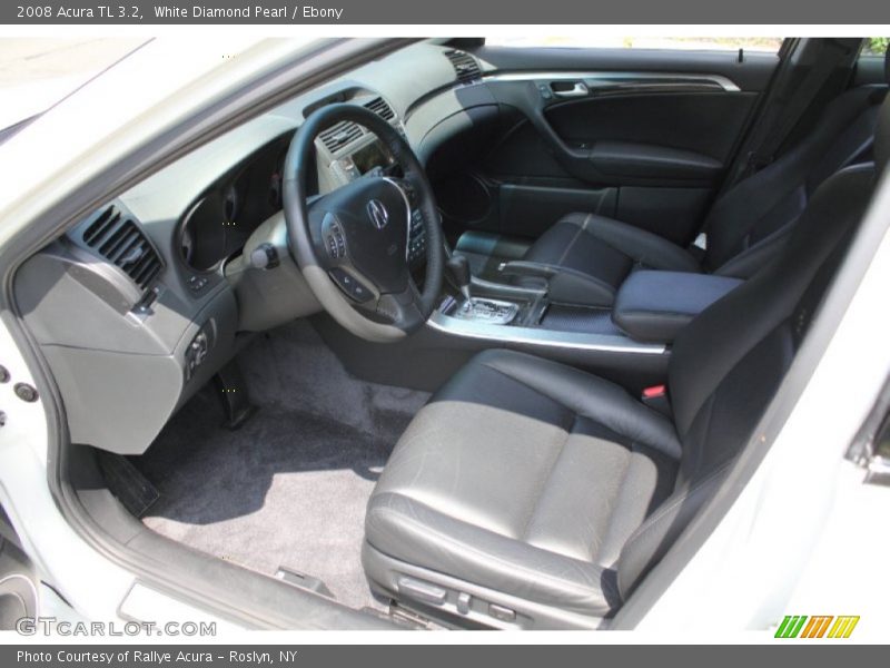 White Diamond Pearl / Ebony 2008 Acura TL 3.2