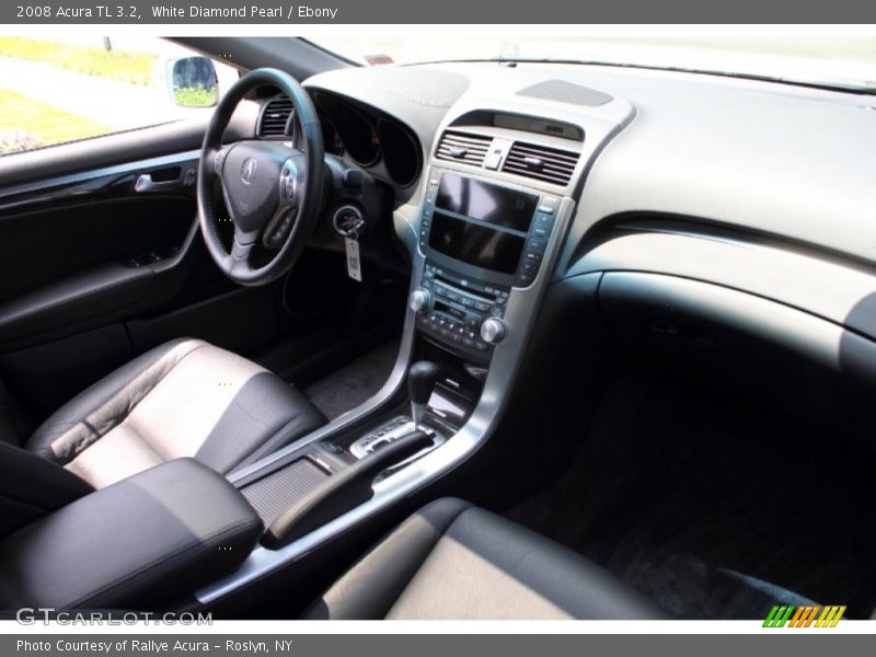 White Diamond Pearl / Ebony 2008 Acura TL 3.2