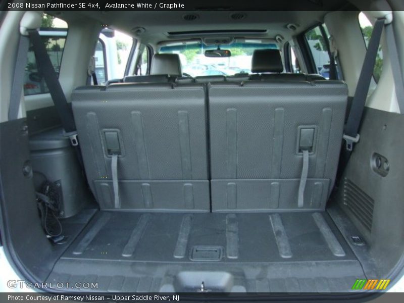 Avalanche White / Graphite 2008 Nissan Pathfinder SE 4x4