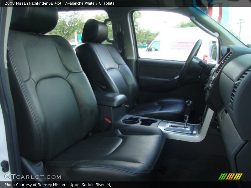 Avalanche White / Graphite 2008 Nissan Pathfinder SE 4x4