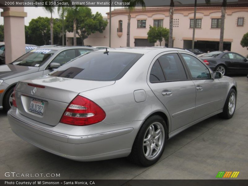 Brilliant Silver Metallic / Charcoal 2006 Mercedes-Benz E 350 Sedan