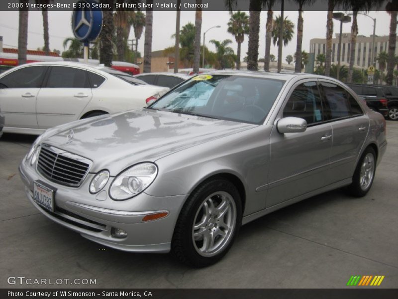 Brilliant Silver Metallic / Charcoal 2006 Mercedes-Benz E 350 Sedan