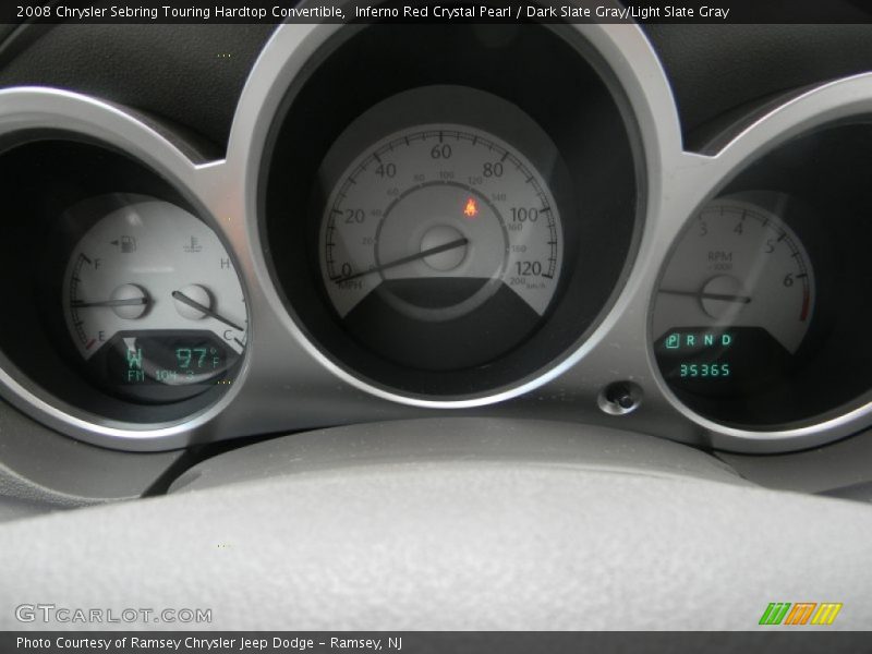  2008 Sebring Touring Hardtop Convertible Touring Hardtop Convertible Gauges