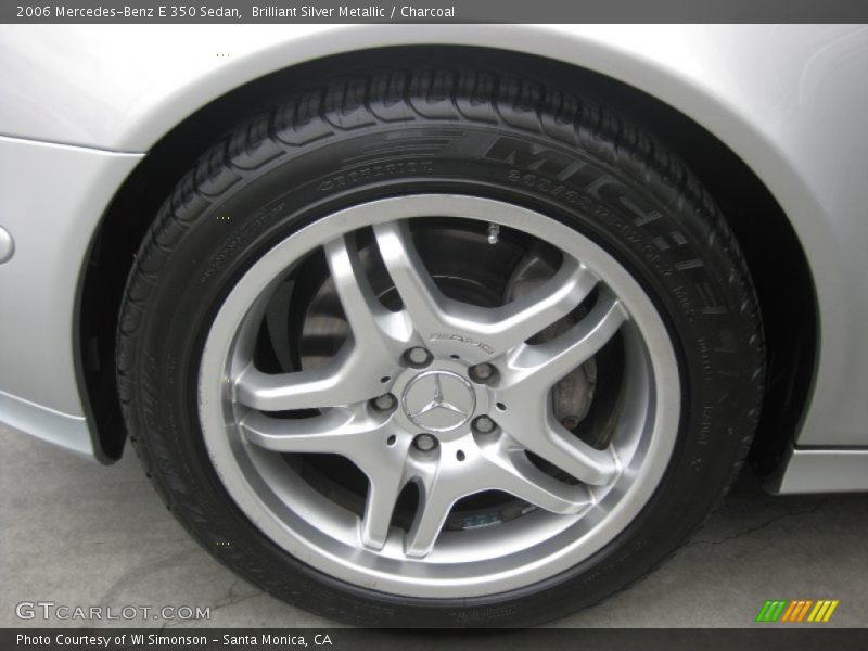Brilliant Silver Metallic / Charcoal 2006 Mercedes-Benz E 350 Sedan