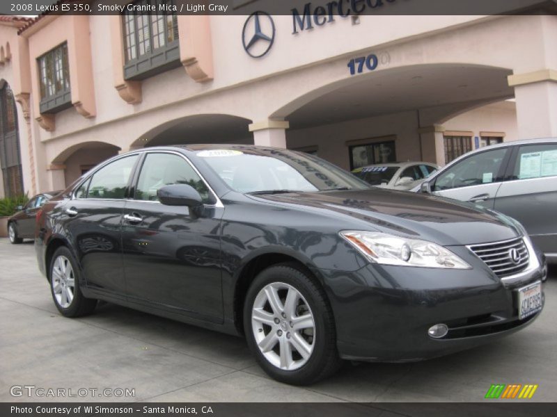 Smoky Granite Mica / Light Gray 2008 Lexus ES 350