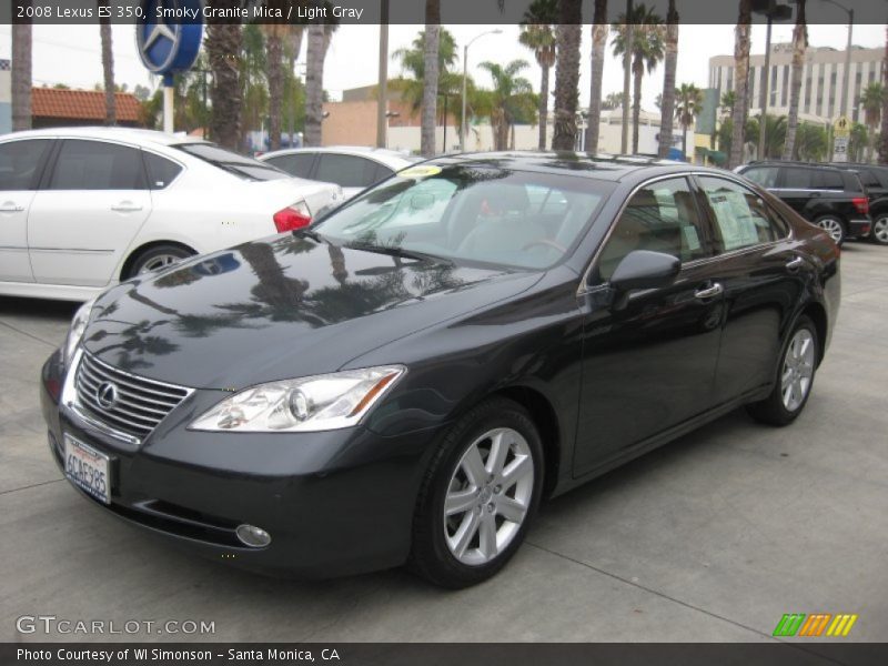 Smoky Granite Mica / Light Gray 2008 Lexus ES 350