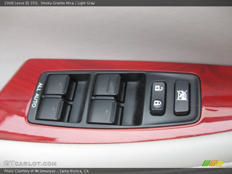 Smoky Granite Mica / Light Gray 2008 Lexus ES 350