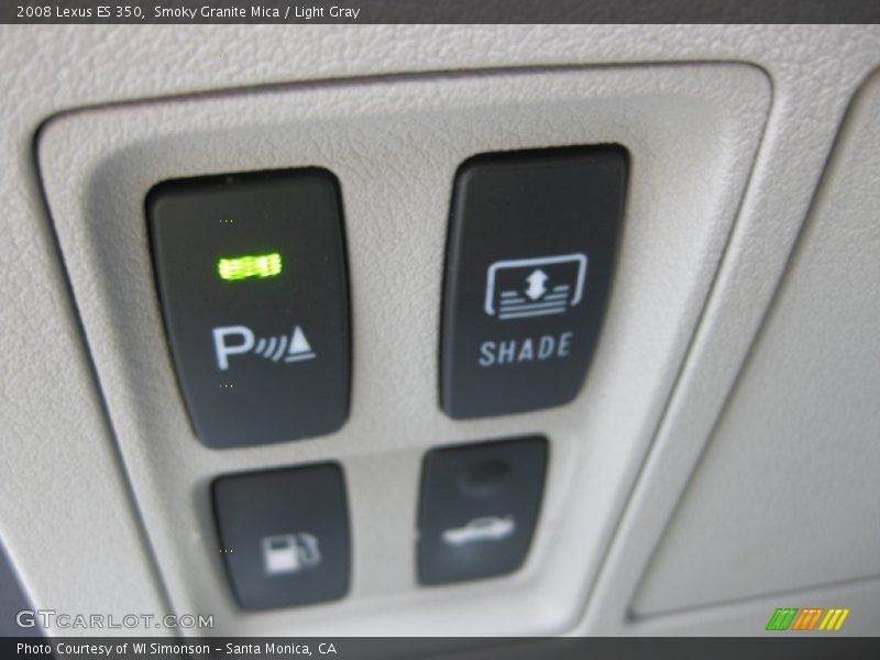 Smoky Granite Mica / Light Gray 2008 Lexus ES 350
