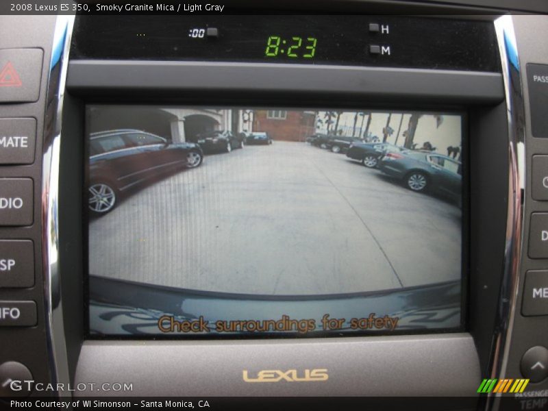 Smoky Granite Mica / Light Gray 2008 Lexus ES 350