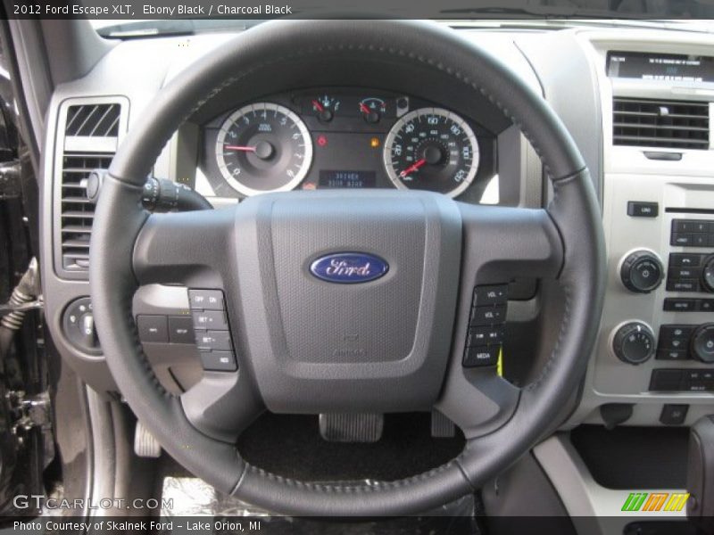 Ebony Black / Charcoal Black 2012 Ford Escape XLT