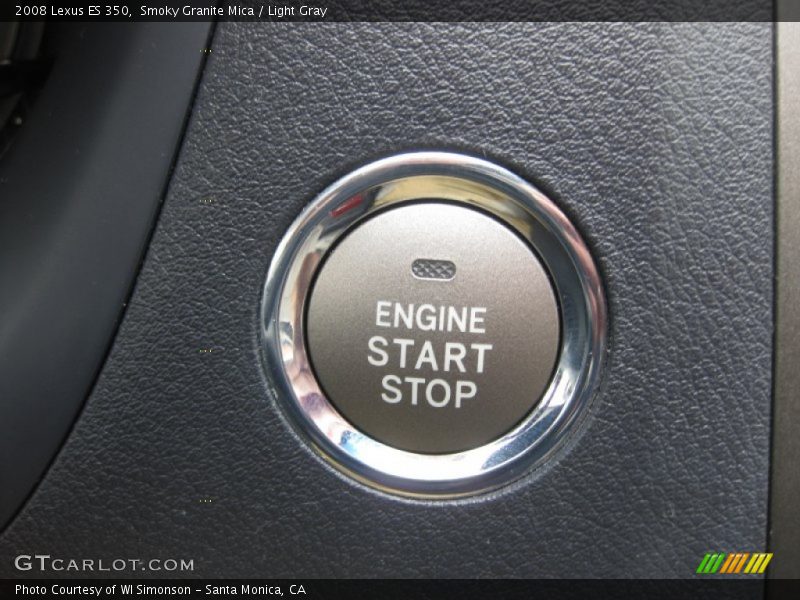 Smoky Granite Mica / Light Gray 2008 Lexus ES 350