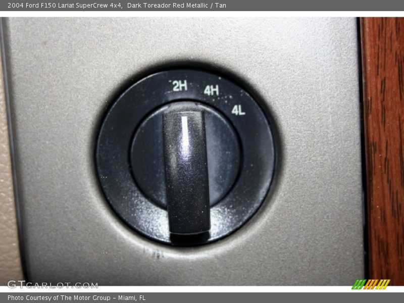 Dark Toreador Red Metallic / Tan 2004 Ford F150 Lariat SuperCrew 4x4