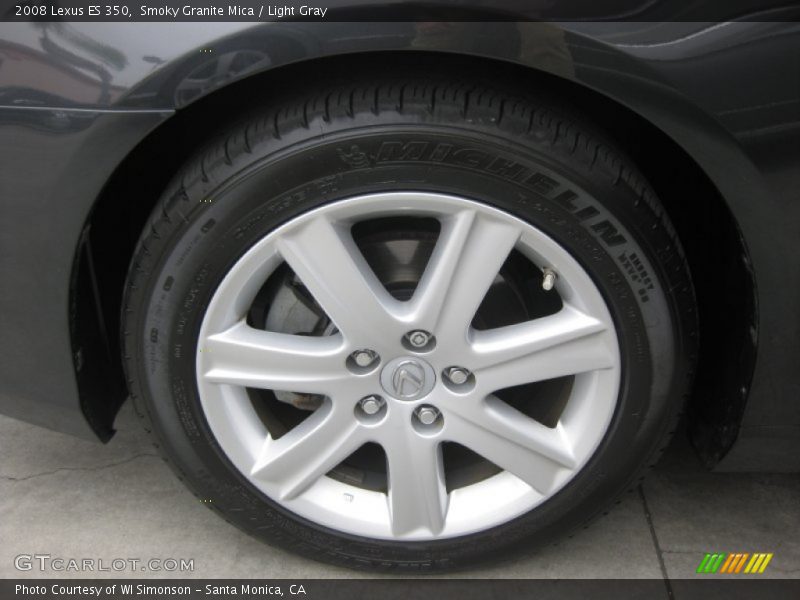 Smoky Granite Mica / Light Gray 2008 Lexus ES 350