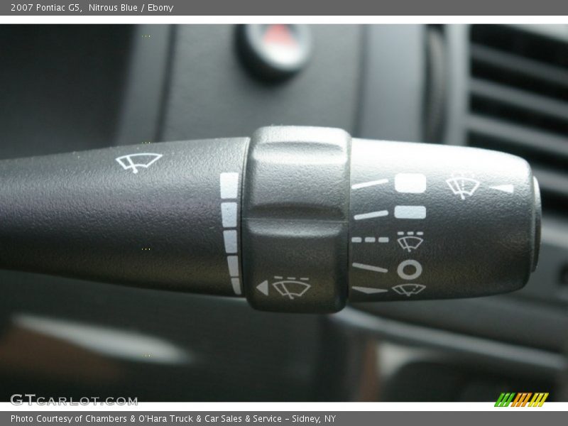 Nitrous Blue / Ebony 2007 Pontiac G5