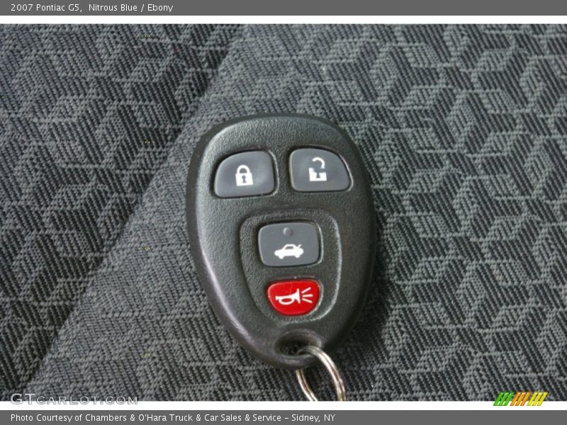 Nitrous Blue / Ebony 2007 Pontiac G5