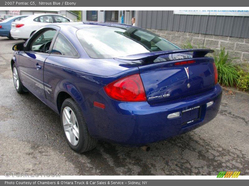 Nitrous Blue / Ebony 2007 Pontiac G5
