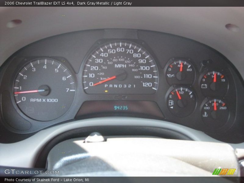 Dark Gray Metallic / Light Gray 2006 Chevrolet TrailBlazer EXT LS 4x4