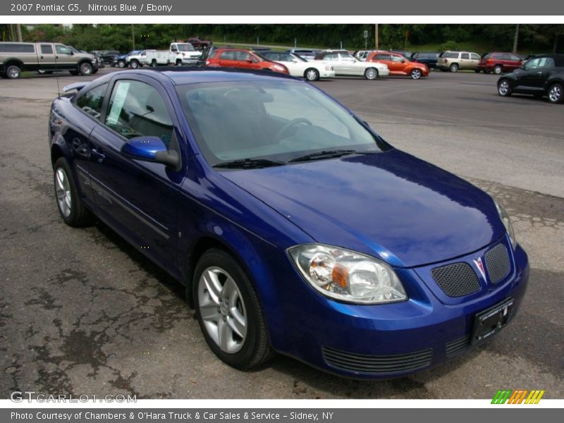 Nitrous Blue / Ebony 2007 Pontiac G5