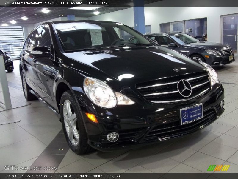 Black / Black 2009 Mercedes-Benz R 320 BlueTEC 4Matic