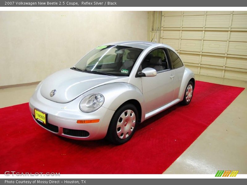 Reflex Silver / Black 2007 Volkswagen New Beetle 2.5 Coupe