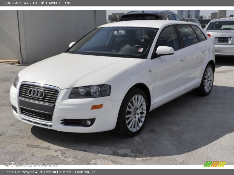 Ibis White / Black 2008 Audi A3 2.0T