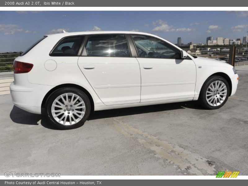 Ibis White / Black 2008 Audi A3 2.0T