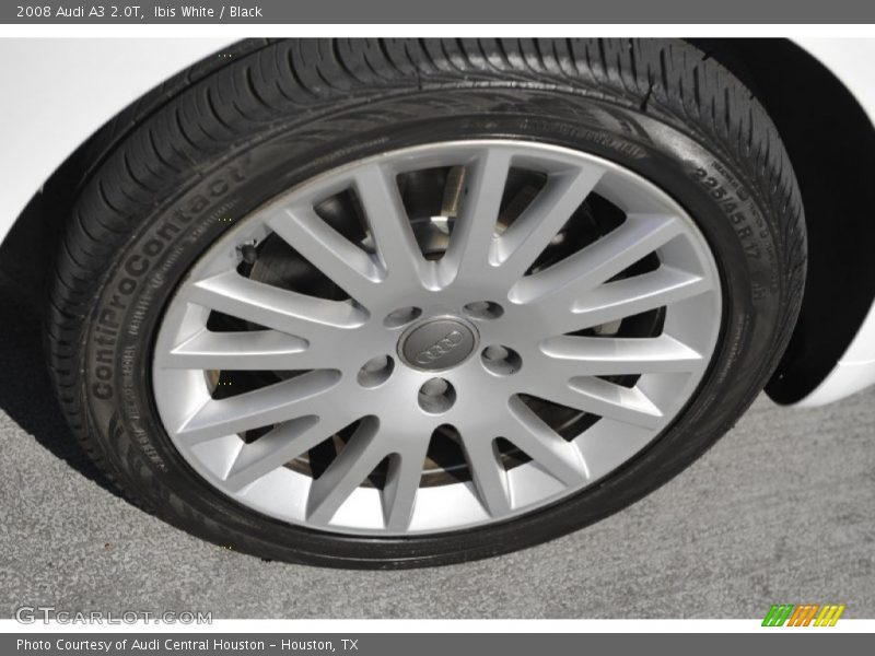 Ibis White / Black 2008 Audi A3 2.0T