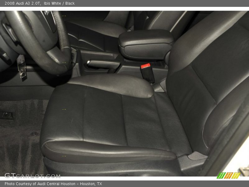 Ibis White / Black 2008 Audi A3 2.0T