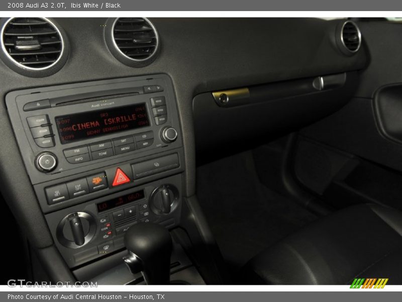 Ibis White / Black 2008 Audi A3 2.0T
