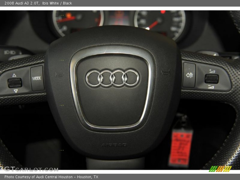 Ibis White / Black 2008 Audi A3 2.0T