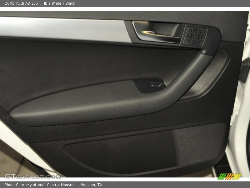 Ibis White / Black 2008 Audi A3 2.0T
