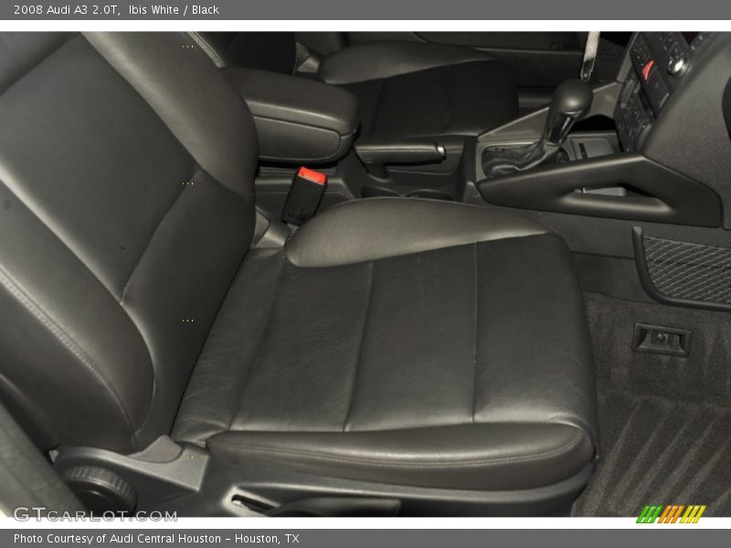 Ibis White / Black 2008 Audi A3 2.0T