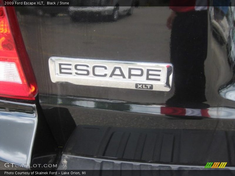 Black / Stone 2009 Ford Escape XLT