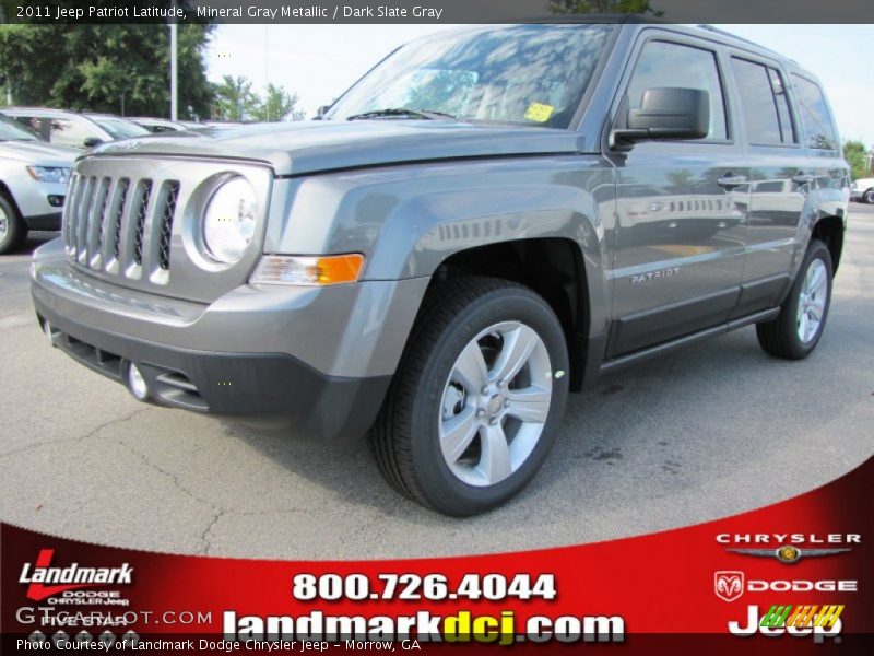 Mineral Gray Metallic / Dark Slate Gray 2011 Jeep Patriot Latitude
