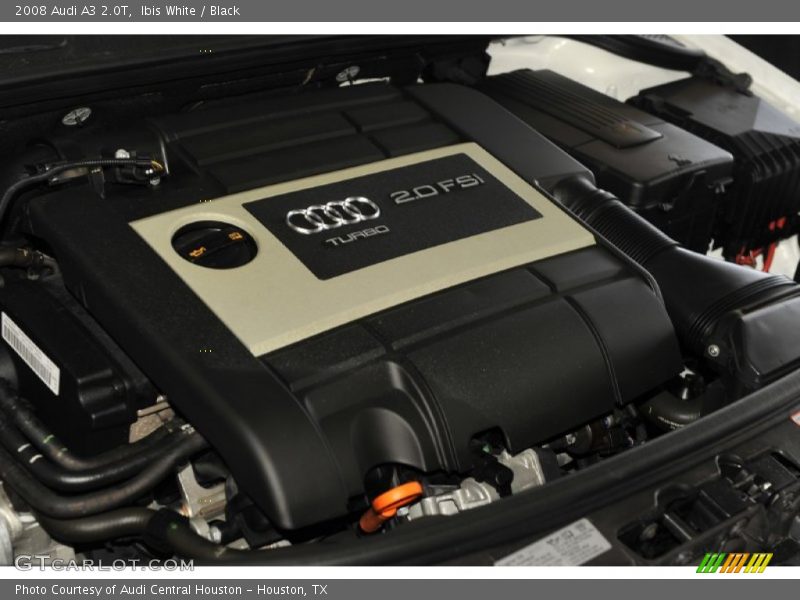 Ibis White / Black 2008 Audi A3 2.0T
